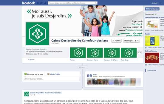 caissedesjardins - le quotidien des lacs