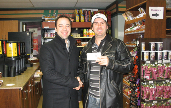 GAGNANT DE 100$ D&rsquo;ESSENCE CHEZ SONIC : MONSIEUR YANN GAGNON