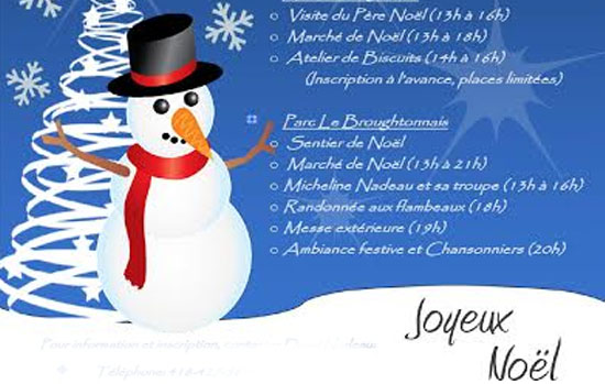 LA FÊTE DE NOËL AU PARC LE BROUGHTONNAIS